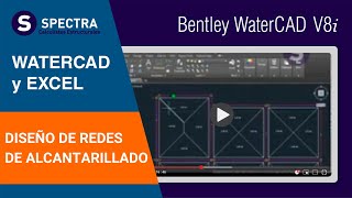 WATERCAD y EXCEL  Diseño de Red de Alcantarillado [upl. by Dayna]