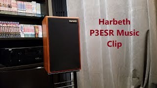 Stereo sound demo Harbeth P3ESR speaker Music clip [upl. by Jessalyn303]