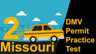 Missouri DMV Permit Practice Test 2  2018 [upl. by Quartis]