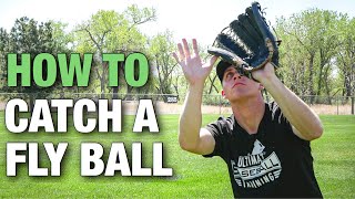 How to Catch a Fly Ball  Baseball Outfield Tips [upl. by Hannahs]