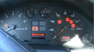 1997 Audi A4 Dash amp Cold Start [upl. by Leatrice]