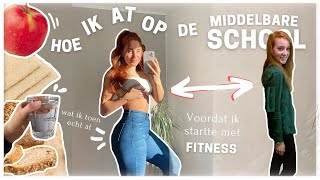 Voor een dag eten amp trainen als vroeger middelbare school [upl. by Regnij]