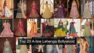 Top 20 A line Lehenga Bollywood Ideas 3 [upl. by Barra]