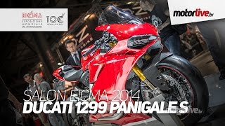 NEW 2015  SALON MILAN EICMA  DUCATI 1299 PANIGALE S 2015 [upl. by Yvonner691]