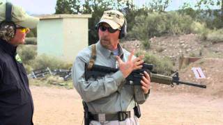 Clearing a Double Feed in an AR15  Gunsite Academy Firearms Training [upl. by Skantze]