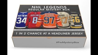 FRAMEWORTH NHL LEGENDS Autographed Jersey Mystery Box 001 [upl. by Allehcim]