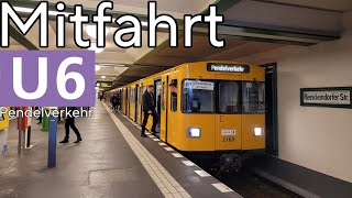 UBahn Berlin  Mitfahrt  F92  Linie U6 PV  Reinickendorfer Straße  Leopoldplatz [upl. by Max173]