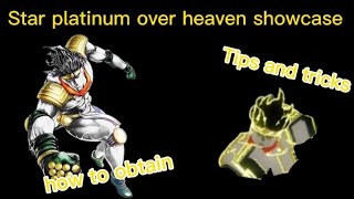 iat Star platinum over heaven showcase and more [upl. by Thay]