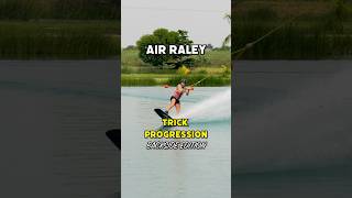 Trick Progression AIR RALEY  Backside Edition 🚀 wakeboarding tricktip proression guide [upl. by Yelha]