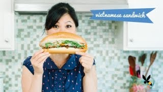 Banh Mi Recipe Vietnamese Sandwich Street Food  HONEYSUCKLE [upl. by Toland]