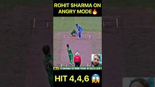 ROHIT SHARMA ON ANGRY MODE 😱 cricket cricketnews msdhoni rohitsharma indiavssouthafrica [upl. by Aneis863]