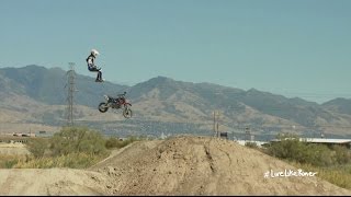 Pit Bike Jump Fail  Oh Sht Moments with Erik Roner [upl. by Selmner]