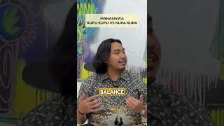 Mahasiswa Kupu kupu VS Kura kura [upl. by Etnoved]