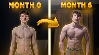 6 Month Body Transformation from Skinny to Less Skinny [upl. by Ary]