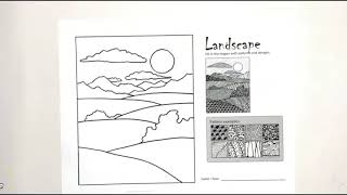 Zentangle Landscapes [upl. by Ynnavoig]