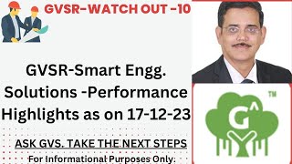 GVSRSmart Engg Solutions Smallcase httpsgvsrwealthsmallcasecomsmallcaseGVSRNM0002 [upl. by Marienthal]