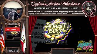 PINBALL EXPO 2024 PINBALL AUCTION [upl. by Ambert194]