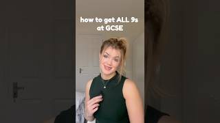 How to get ALL 9s at GCSE gcse studymotivation study productivity [upl. by Bohner]