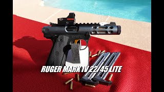 Ruger Mark IV 2245 Lite  First Impressions and Zero [upl. by Atalanti968]