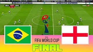 BRAZIL vs ENGLAND  Final FIFA World Cup 2026  Full Match All Goals  Football Match [upl. by Steffen229]