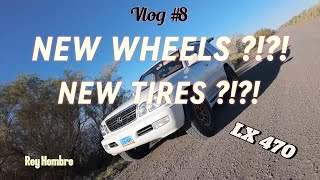 Vlog 8 Installing 17in wheels and new tires on LX 470 [upl. by Enimsaj229]