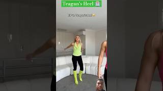 TheRybkaTwins broken heel dance viral trending therybkatwins sisters twins [upl. by Ardnasyl]