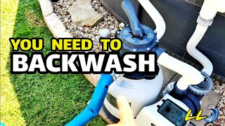 How To Backwash And Rinse Your Intex Pool [upl. by Galligan652]