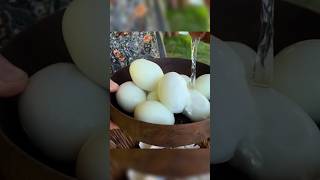 Boiled eggs 🥚🍳village villagelife cooking yt viralvideo ytshorts shorts [upl. by Doralynn]