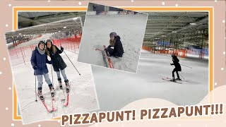 In 24 uur leren skiën ⛷️ Heel veel vallen en weer opstaan  SnowWorld vlog [upl. by Yaja251]