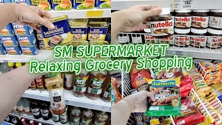 SM Supermarket Relaxing ASMR Grocery Shopping Vlog February 2024 [upl. by Yenetruoc]