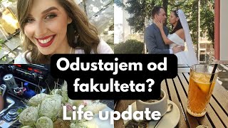 Odustajem od fakulteta svadba novi početak🤫 Life update vlog🥰 [upl. by Melquist400]