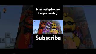 Minecraft pixel art images making game play [upl. by Enitsuga]