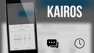 Kairos • Programmer lenvoi dun SMS sur iPhone [upl. by Assir]