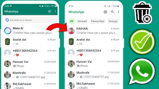 Come rimuovere Meta AI da Whatsapp  Come eliminare Meta AI in WhatsApp [upl. by Enitsed]