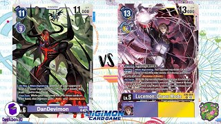 DIGIMON TCG Local match DanDevimon Purple vs Lucemon Purple  THIRD IMPACT [upl. by Aelaza]