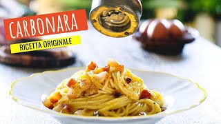 La vera Carbonara  Ricetta romana [upl. by Dikmen842]