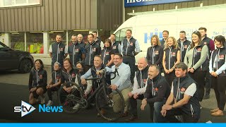 Business leaders get on their bikes for 500mile challenge [upl. by Enomahs]