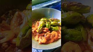 Jhinga recipe cooking recipe cookingvideo food shortvideo short puspa 2 song [upl. by Tenney]