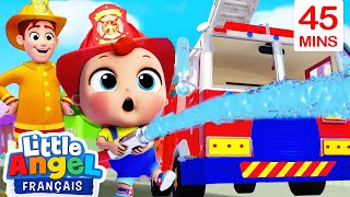 Le camion de pompiers  Comptines avec Bébé Louis  Little Angel Français [upl. by Sebastiano]