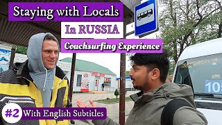 First Couchsurfing Experience in Russia  AN INDIAN IN CRIMEA [upl. by Drucy]