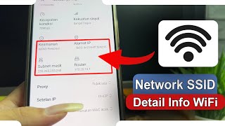 Cara Menampilkan Network SSID dan Detail Info Wifi Di HP Android Terbaru [upl. by Ephrayim]