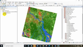 NDBI and NDVI calculation using Landsat 8 band in ArcGIS [upl. by Basilio]