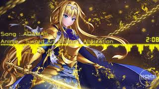 Nightcore  LiSA ADAMAS  Sword Art Online  Alicization OP cover by MindaRyn [upl. by Ikairik539]