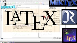 Tutorial Setup LaTeX environment MiKTeX TeXstudio JabREF IEEE template [upl. by Cooe580]