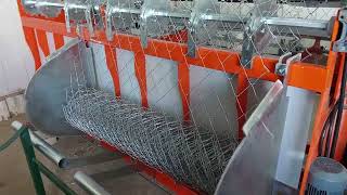 Otomatik tel örme makinesiFully automatic Chain link wire knitting machine whatsapp 905064008356 [upl. by Philoo]