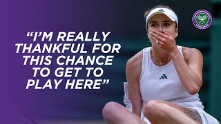 Elina Svitolinas quotsecond best momentquot of her life in Wimbledon Fourth Round  Wimbledon 2023 [upl. by Cornel]