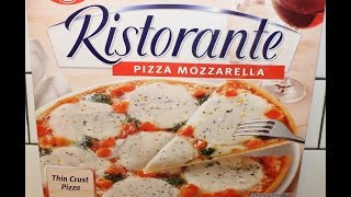 Dr Oetker Ristorante Pizza Mozzarella Review [upl. by Ahseyd]