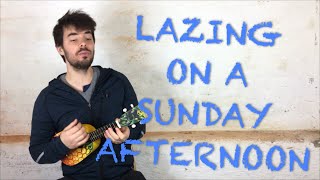 LAZING ON A SUNDAY AFTERNOON  Ukulele Tutorial  Queen  w uke introampsolo [upl. by Keffer]