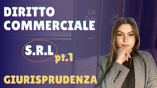 Srl diritto commerciale  GIURISPRUDENZA Ep1 [upl. by Aikcir]