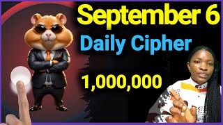 6 September Hamster Kombat Daily Cipher Code Today [upl. by Anuaek]